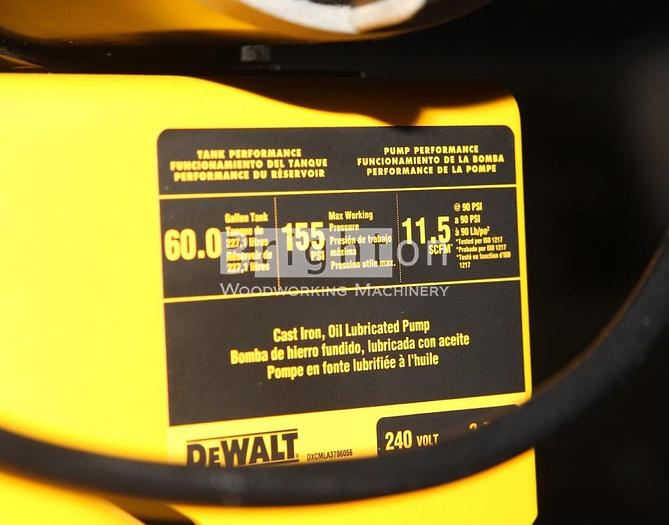 Used *SOLD* Compressor - Dewalt DXCMLA3706056