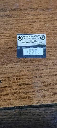Parts Only GE SPRE100A80 CIRCUIT BREAKER RATING PLUG (105)