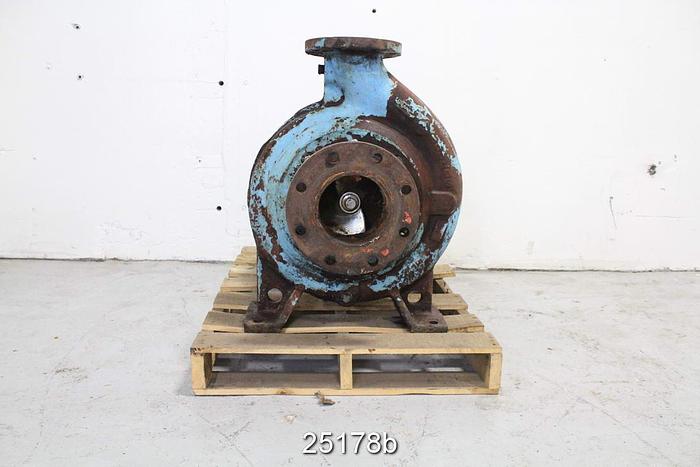 Used Goulds 3175 Goulds 3175, 4X6X14, 2/4 Vane Impeller, 12" Impeller, Stainless Steel Impeller, Ductile Iron Casing, Ductile Iron Stuffing Box, Ductile Suction Side Plate, Packing #25178