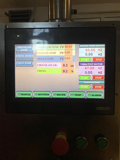 Used CHOCOLATE ONE-SHOT MOULDING LINE