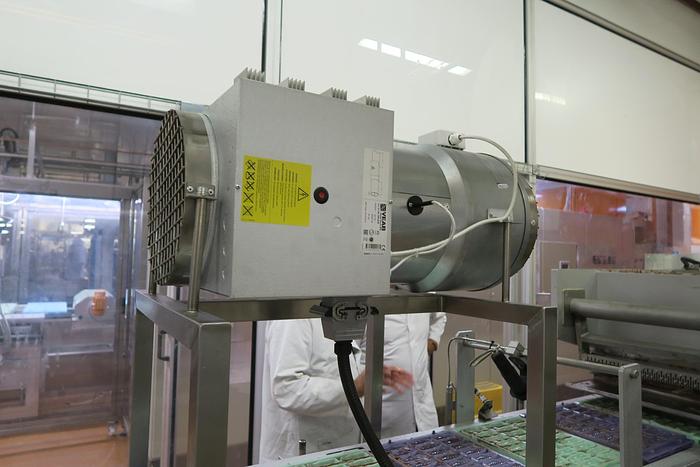 Used Aasted Frozen Cone Chocolate Moulding Line