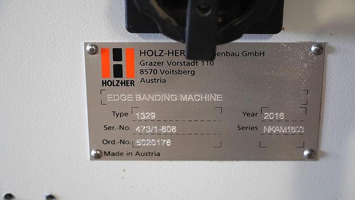 Used 2016 Holzher Sprint 1329