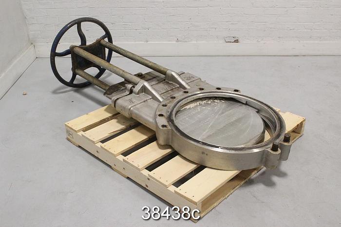Used TL Industries 24" Hand Operated Knife Gate Valve #38438