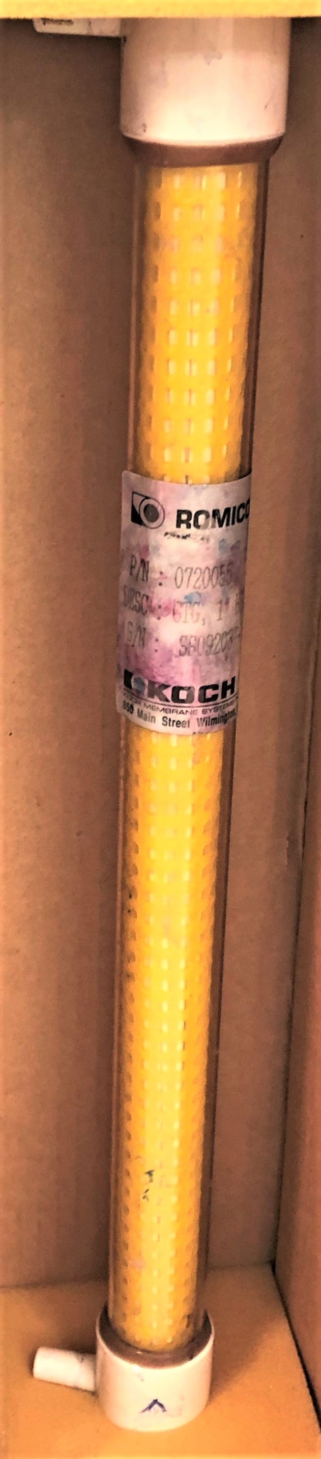Used Koch Romicon 0720055 Hollow Fiber Cartridge - PM50