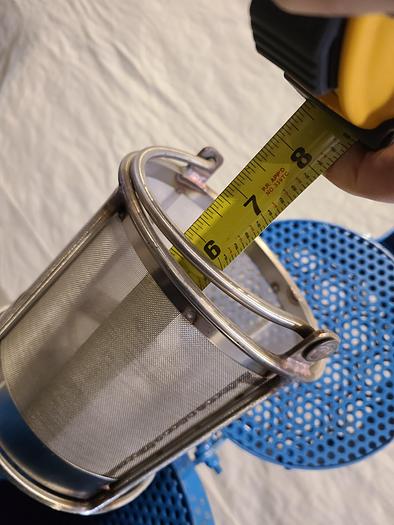 Used Nobles Tabletop Spin Dryer Chip Spinner 110V with basket Dry Metal Parts