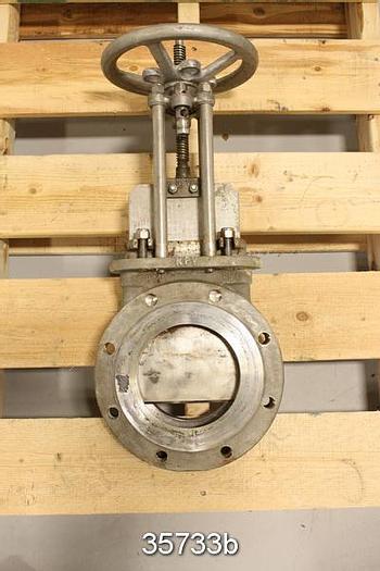 Used NPV 6" Hand Operated Knife Gate Valve #35733