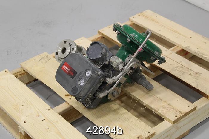 Used Fisher V150 1" Vee-Ball Valve, Stainless #42894