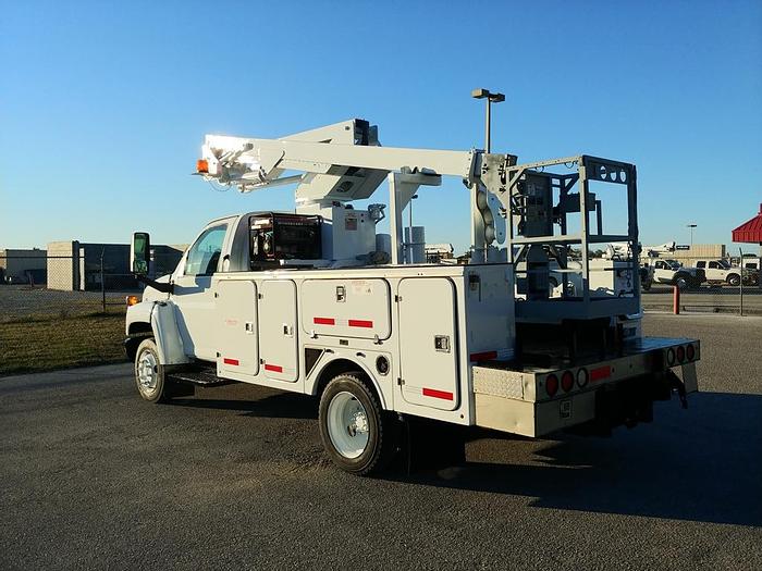 Used Terex TCP36 41ft Cable Placer on a 2007 GMC C5500 Reg Cab Utility Truck - 21808