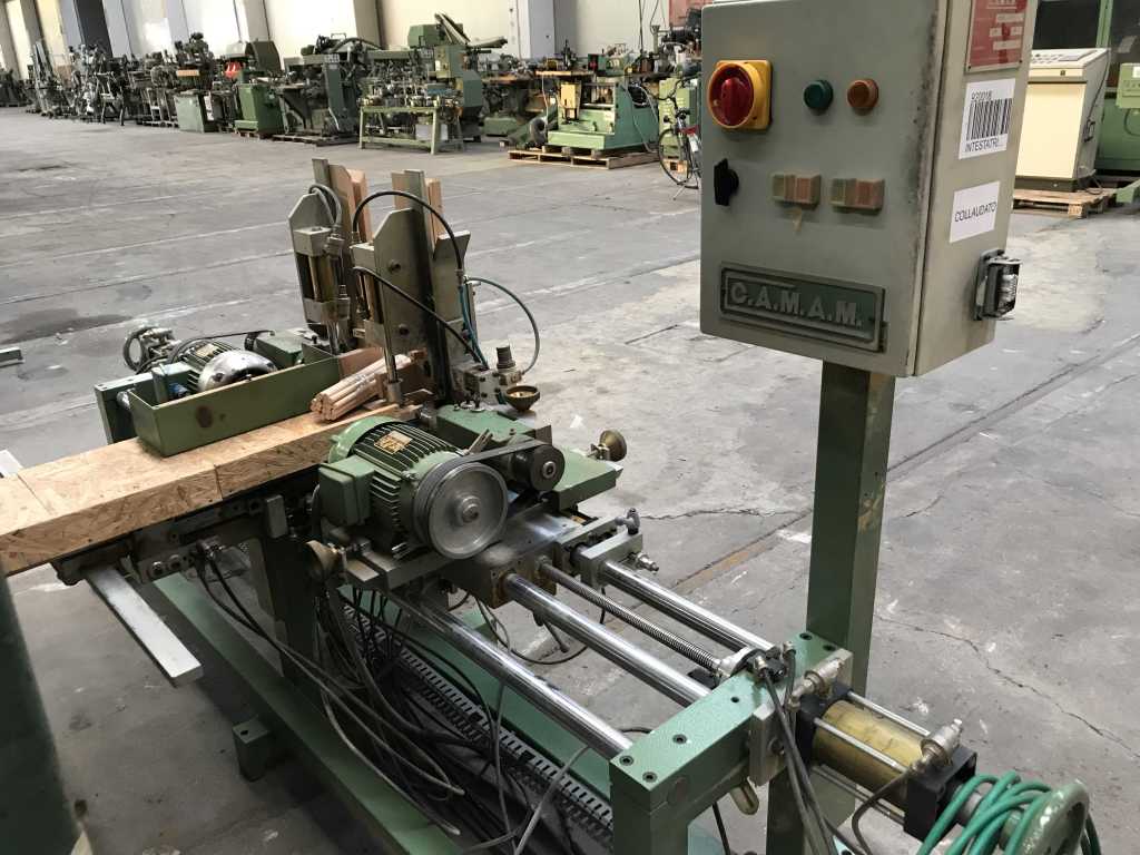 Usato Fresatrice smussatrice doppia, automatica, per fuselli tondi o prodotti similari