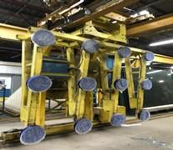 Used Tamglass Tempering Line with Armetech Laminating Line & Bilco Cutting Line Model: 3-Z CBHF