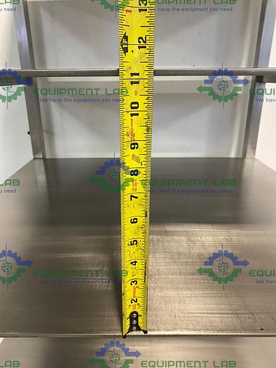 Used 32" W x 30" D x 62" H Stainless Steel Five Tier Rolling Cart