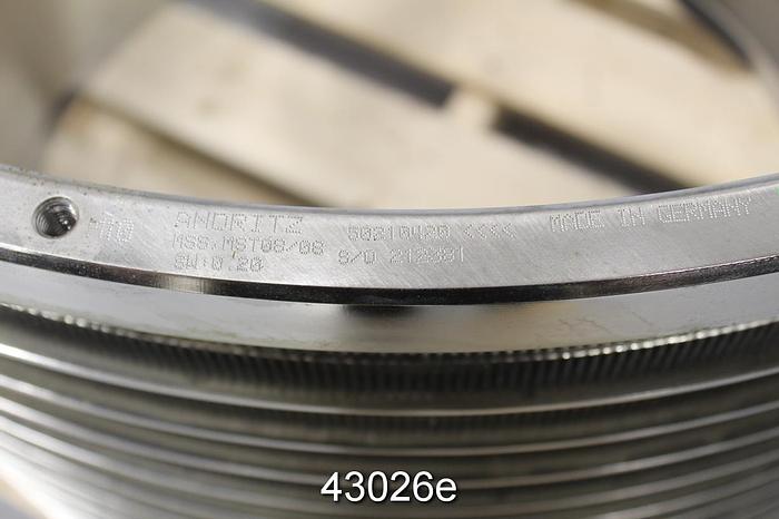 Unused Voith MSM 08/08 Stainless Steel Pressure Screen Basket, with .18mm (.007") Slots #43026