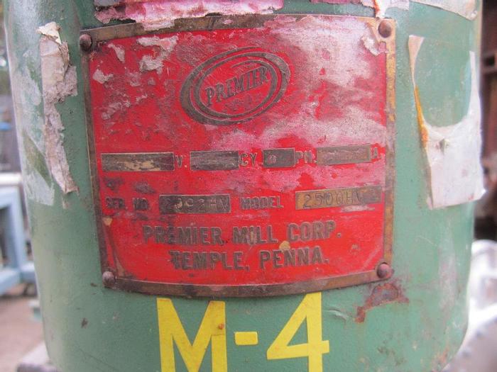 Used Mixer, Dispersion, 1.5 HP, S/st, Premier, Mdl 2500HV, #S739833