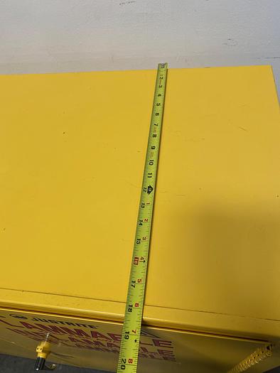 Used JustRite 25300 30 Gallon Flammable Cabinet 43"x 18"x 44" Manual Close