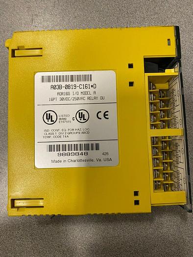 Used FANUC I/O MODULE 103B-0819-C161 #D