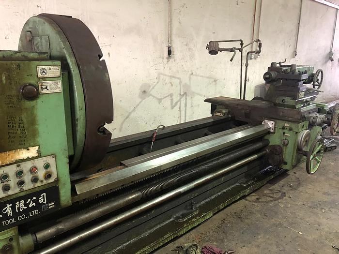 Used 2007 DEZHOU DELONG CW611000 LONG BED CONVENTIONAL MANUAL LATHE MACHINE