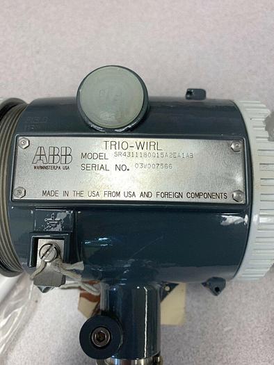 Used ABB Trio-Wirl Flowmeter Transmitter Model SR4311180Q15A2EA1AB