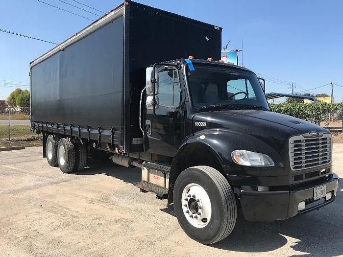 Used 2014 FREIGHTLINER M2 CURTAIN SIDE 26 FT BOX