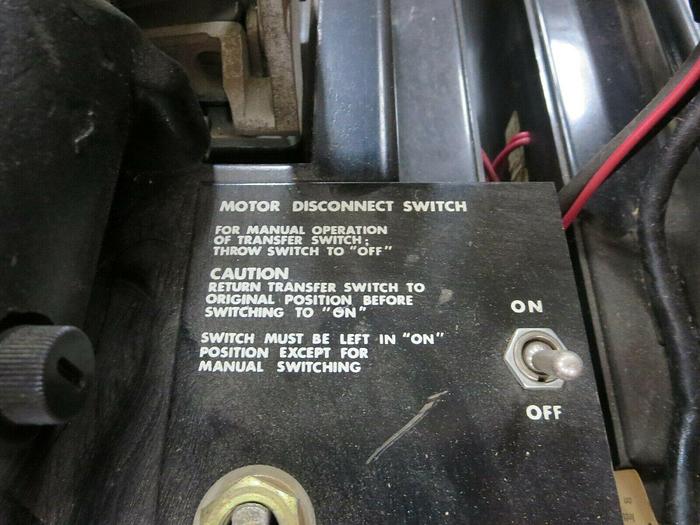 Used Westinghouse (AB De-Ion) Motor Disconnect (Vintage)
