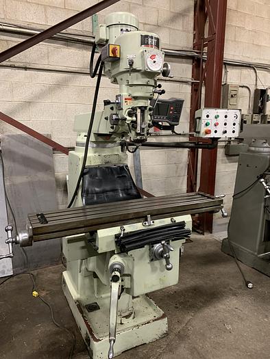 Used 10" x 50", FIRST, 2012, MODEL LC-185VS-B, VERTICAL MILLING MACHINE