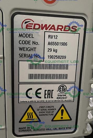 Used VAC Nexus 100039 Four Glove Chamber w/ VAC TE555 Monitor and Edwards RV12