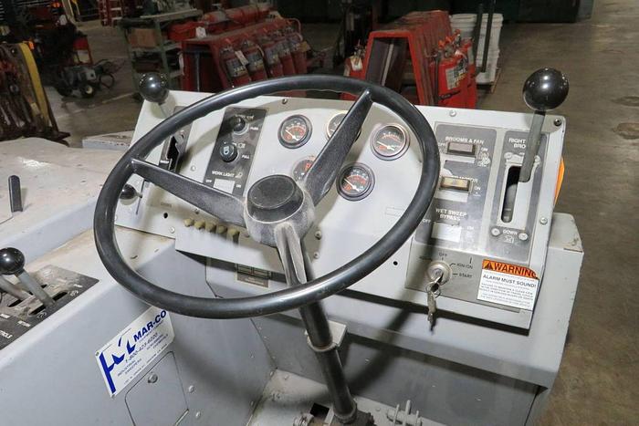 Used CLARKE MDL. 578-530  FLOOR SWEEPER PROPANE POWERED PF