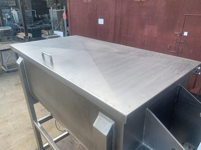 Used Mixer, Ribbon, 25 CF, 304 S/st, 15 HP, HD, #S744324