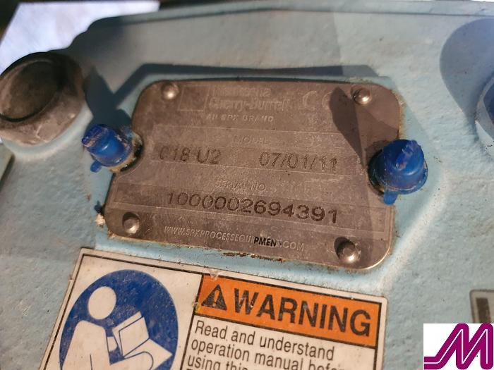 Used 2011 Waukesha SPX 018 U2 1" Rotory Lobe Pump with 1.75kw Motor