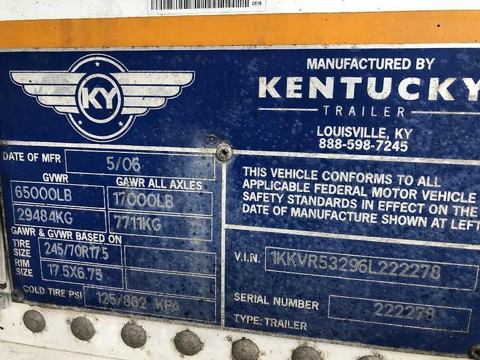 Used 2006 KENTUCKY MOVER BOX
