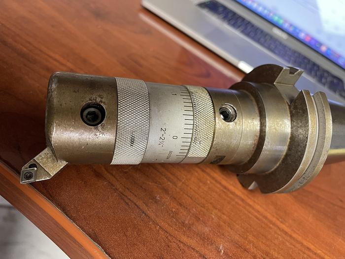 Used USED-C/O 46866 SWISS MADE CAT 45 WITH C/O 18036 SWISS MADE ADJUSTABLE BORING HEAD