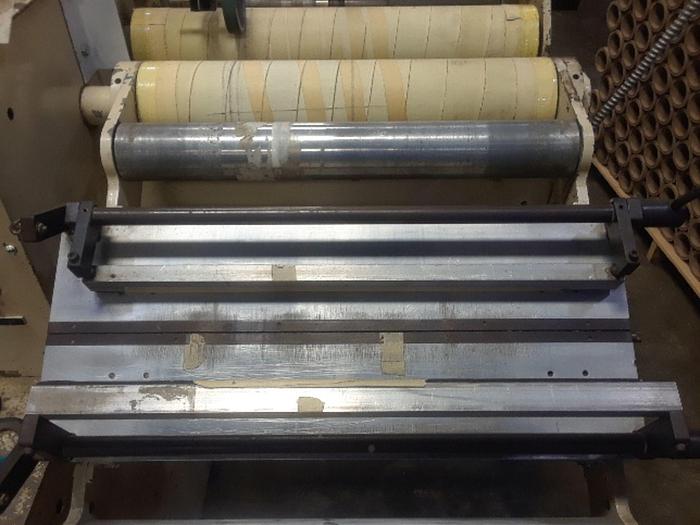 Used 20" STANFORD MODEL 152 HD REVERSIBLE DOCTOR MACHINE SHEAR SLITTING ALLEN BRADLEY DRIVE - PENDING