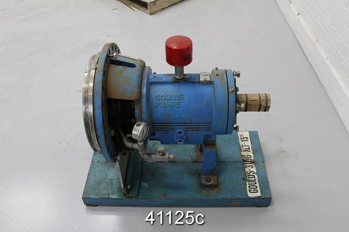 Used Goulds 3196 XLT Power End With 15" SS Stuffing Box #41125