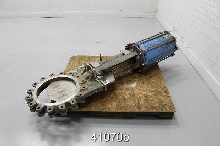 Used Fabri 16" Air Operated Knife Gate Valve #41070