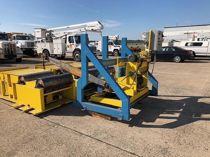 Used 120" ROLL SAW  L & M INDUSTRIES 72" ROLL DIAMETER CAPACITY