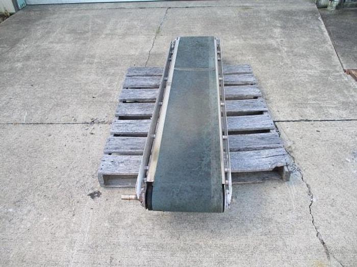 Used Conveyor; Blue Belt; 12"W x 6'L