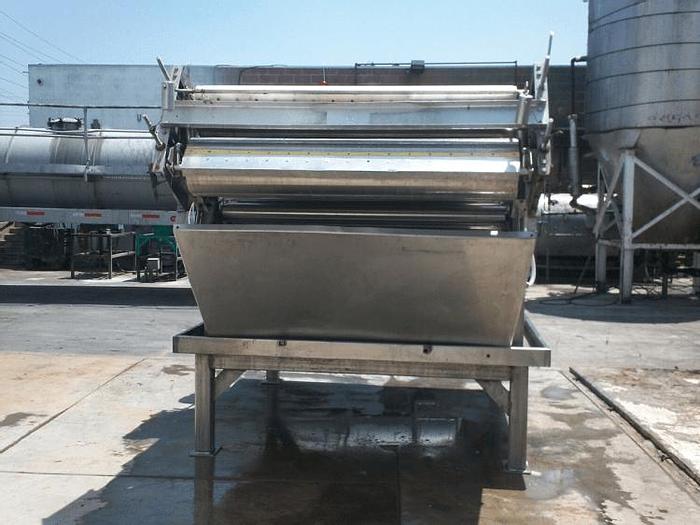 Used 1.6 METER (63 INCHES)  NIJHUIS BELT FILTER – S/S