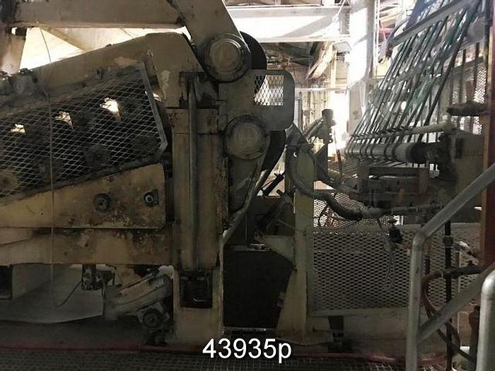 Used Andritz Wet Lap Line. 80" Belt Press with Steel Frame #43935