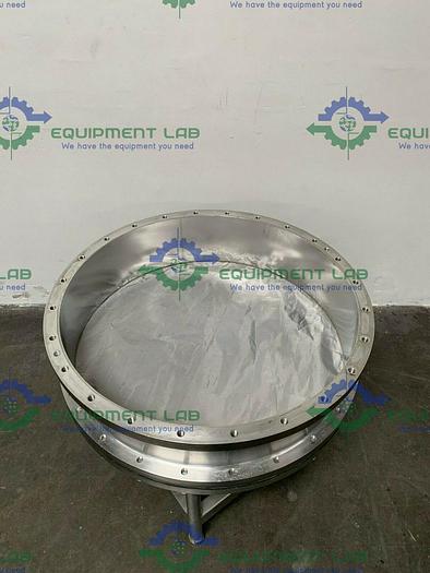 Used Stainless Steel 800mm x 200mm Chromatography Column w/ Micron Filter Mesh 45 PSI