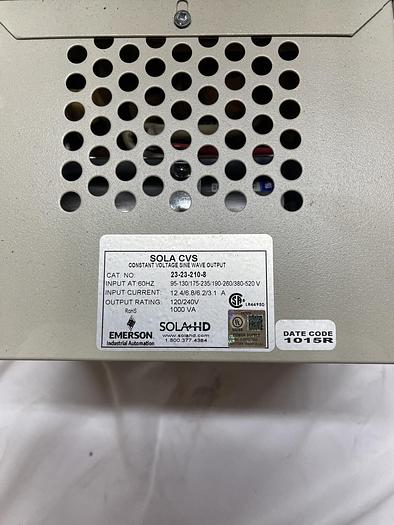 Used Sola CVS 23-23-210-8