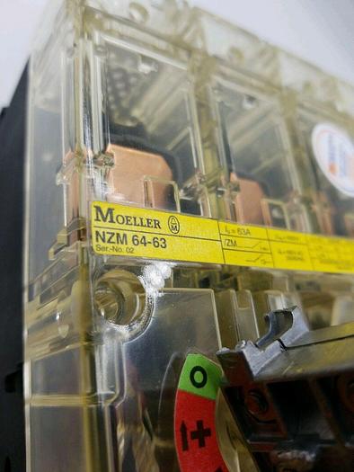 Used Klockner-Moeller NZM64-63 Circuit Breaker