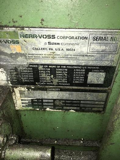 Used 10" x .045 HERR VOSS PRECISION LEVELER