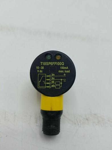 Used Banner T18SP6FF100Q Photoelectric Sensor