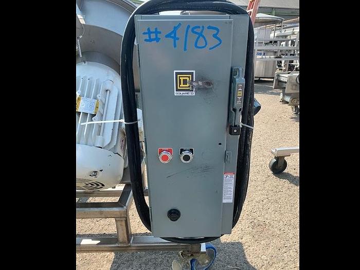 Used Rietz RP -12 15 Hp Stainless Steel Disintegrator RP-12K22