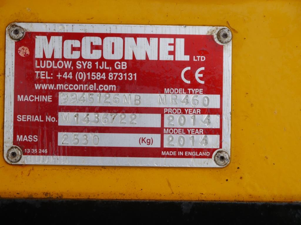 Used McConnel SR460 Batwing Topper