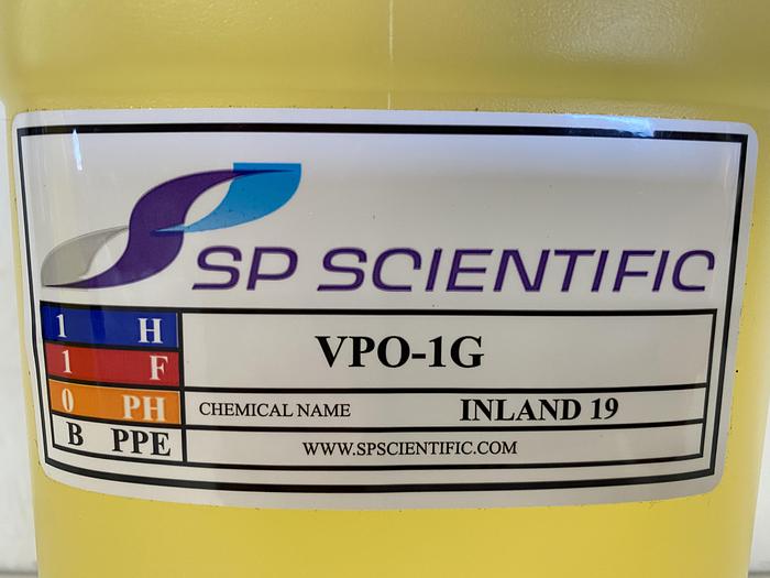 Used SP Scientific INLAND 19 Vacuum Pump Oil VPO-1G 1 Gal Container