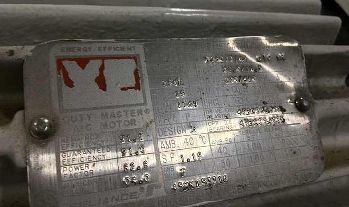 Used 48" BLOAPCO MDL. 3CX-1548H FLOOR MOUNTED SHREDDER CARDBOARD AND CORES