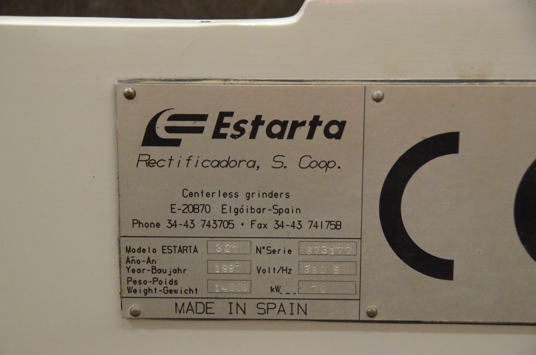 Usado ESTARTA 327 CNC Rectificadoras sin centros #3987