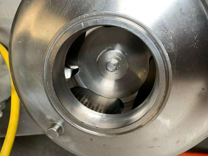 Used Tri-Clover Tri-Blender F3218MD-B60-S  w/ 15 HP Motor on Stainless Steel Skid