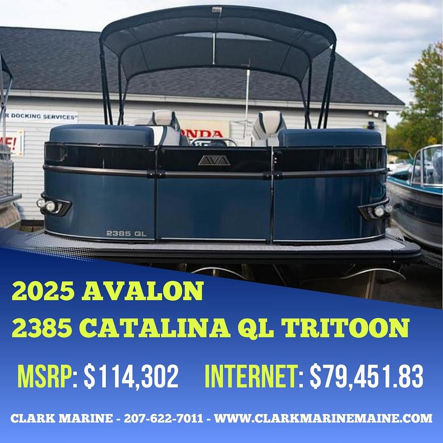 2025 AVALON 2385 CATALINA QUAD LOUNGE TRITOON AV-25-04