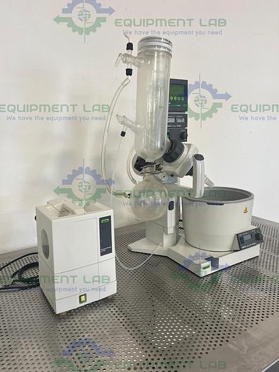 Used Buchi R-205 Rotavapor w/ Buchi V-805 Vacuum Controller & Buchi V-700 Vacuum Pump